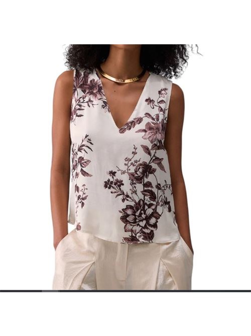 Liu Jo printed satin top Liu Jo | CA6384TS061.P9654